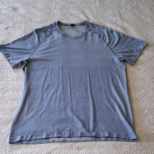 lululemon athletica Blue Short Sleeve Tee